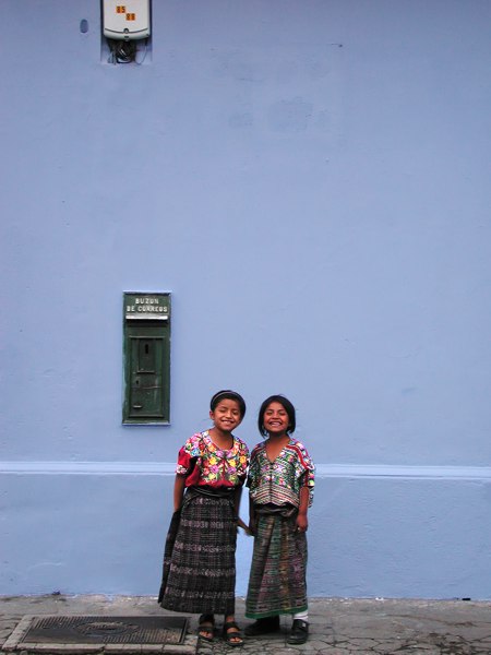 Two Mayan girls